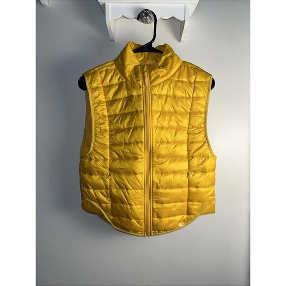 JoyLab Jackets & Blazers - NWT JoyLab Quilted Puffer Vest Lily Yellow Full Zip Pockets Size XS NWT